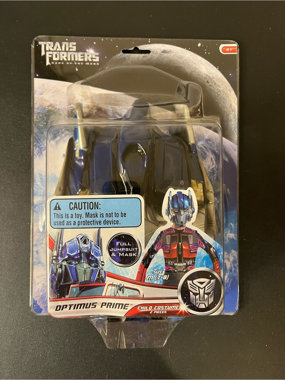 Hasbro: Transformers Optimus Prime Halloween Costume Youth Medium 7-8 New